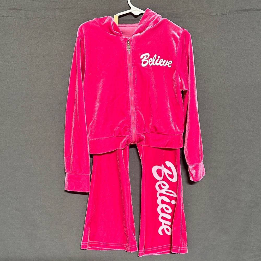 SHEIN Bright Pink Kids Matching Set